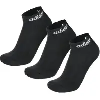 Adidas Originals Chaussettes de sport 'Linear' noir / blanc cassé