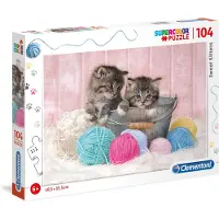 Clementoni 104 Pcs.Puzzle Sweet Kittens 27115X6