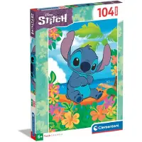 Disney Puzzle Disney Stitch 104 elementy - Oryginalny produkt do relaksu i zabawy