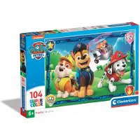 Clementoni puzzle 104 pièces SuperKolor Paw Patrol 27177