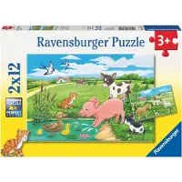 Ravensburger Les jeunes animaux de la campagne, 2x12pcs.
