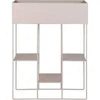 House Nordic Rabo Jardinière en acier avec 3 étagères - 25x60x80 cm