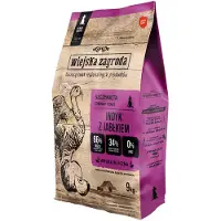 Wiejska zagroda Dinde aux pommes nourriture pour chiots croquettes M 9 kg