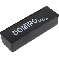 Cayro - Dominos - + 6 ans - Modèle de base - Pour enfants et adultes - Avec boîte en plastique noire - 2 à 4 joueurs