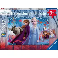 Ravensburger Puzzle 2x12 Pièces La Reine Des Neiges 2 Disney
