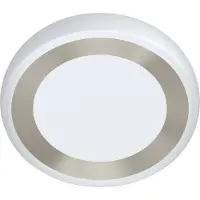 Eglo LED Plafonnier Ruidera blanc argent Ø 48 cm