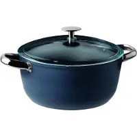 Sambonet Casserole - avec couvercle - Midnight Blue ø 24 cm / 4,4 litres