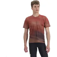 Sportful Flow Giara Short Sleeve T-shirt Rouge M Homme