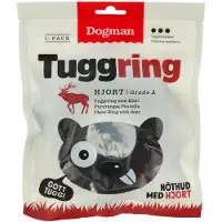 Dogman Tyggering presse Hjort 12,5 cm (Jouet à mâcher pour chiens)