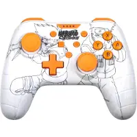 Konix Switch Controller Naruto weiß/orange câblé
