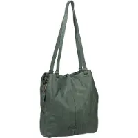 Harold's Cuir sac à épaule sac shopper Submarine Shopper Twin Upend Green vert foncé