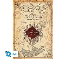 GB eye Abystyle - Harry Potter Poster Carte Du Maraudeur (91,5 X 61 Cm)