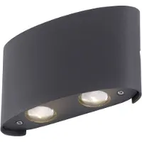 Paul Neuhaus Lampe d'extérieur/murale anthracite 4xLED-Board/0,80W/3000K IP54