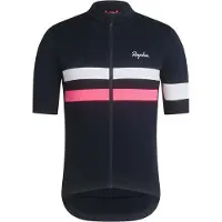 Rapha Brevet Short Sleeve Jersey Bleu L Homme
