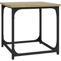 vidaXL Table d'appoint chêne Sonoma 40x40x40 cm bois composite