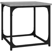 vidaXL Table d'appoint Gris Sonoma 40x40x40 cm Bois composite