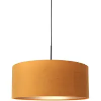 Steinhauer Lampe suspendue Sparkled noir avec de l'or