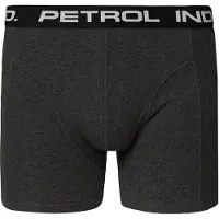 Petrol Industries Boxers gris chiné / noir / blanc