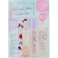 Sunkissed , Coffret Collection Eclat Naturel, avec mousse autobronzante foncée