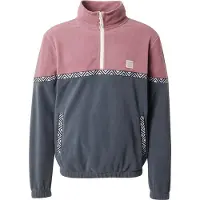 Iriedaily Pull-over 'Monte Noe' bleu clair / gris foncé / mauve / blanc