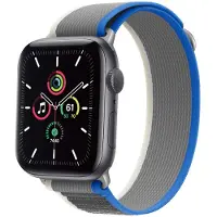 IMoshion Bracelet Trail en nylon pour Apple Watch | 44/45/46/49 mm - Blue / Grey