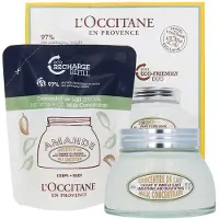 L'Occitane Lait d'amande concentré Lait corporel recharge Duo 200 ml + 200 ml