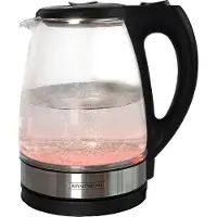 Royalty Line Bouilloire électrique 1 7L en verre : Rouge