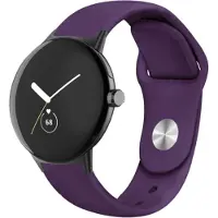 Cover-Discount Google Pixel Watch - Bracelet de remplacement en silicone violet (Silicone), Sangles de montre, Violet