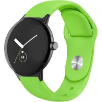 Cover-Discount Google Pixel Watch - Bracelet de remplacement en silicone vert (Silicone), Sangles de montre, Vert