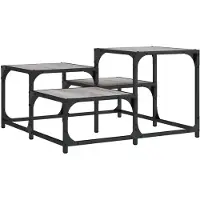 vidaXL Table basse Gris Sonoma 68x68x40 cm Bois composite