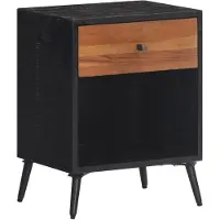 vidaXL Table de chevet 40x30x50 cm bois massif de teck
