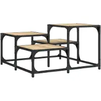 vidaXL Table basse chêne Sonoma 68x68x40 cm Bois composite