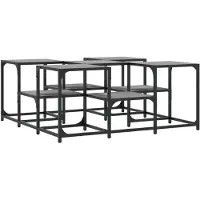vidaXL Table basse Gris Sonoma 91x91x40 cm Bois composite