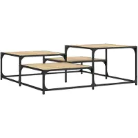 vidaXL Table basse en chêne Sonoma 107x107x40 cm Bois composite