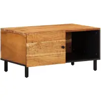 vidaXL Table basse 80x50x40 cm en bois massif d'acacia