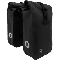 Willex Sacoches de vélo imperméables 34 L, noir