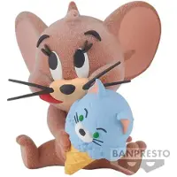 Banpresto Tom et Jerry Yummy Yumy monde Jerry figurine moelleuse 5 cm Golden Golden One Size