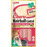 Ciao Complément Alimentaire - Inaba - Churu Puree - Poulet - Gâterie Pour Chat - Hairball