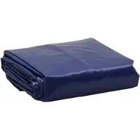 vidaXL Bâche de protection bleu 5x5 m 650 g/m