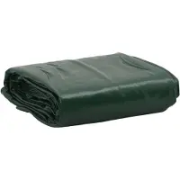 vidaXL Bâche de protection vert 5x5 m 650 g/m