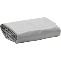 DKD Home Decor Bâche de protection Gris 1x2,5 m 650 g/m