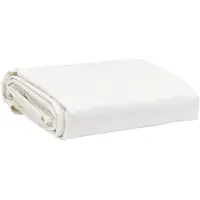 vidaXL Bâche de protection blanc 1x2,5 m 650 g/m