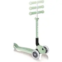 Globber Trottinette enfant 3 roues Junior Foldable Lights Eco Vert Pistache