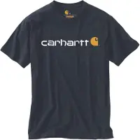 Carhartt Core Logo Relaxed Fit Short Sleeve T-shirt Bleu M Homme