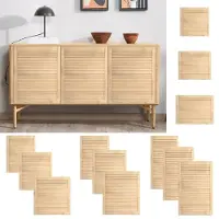 vidaXL Porte d'armoire à persiennes 61,5x39,4 cm bois de pin massif