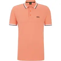 BOSS T-Shirt 'Paddy' marron / abricot / noir / blanc