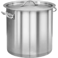 vidaXL Casserole 35 L 36x36 cm Acier inoxydable