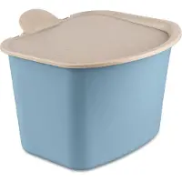 Koziol Bibo Bio Poubelle, Poubelle, Bleu