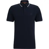 BOSS T-Shirt 'Passertip' marine / blanc