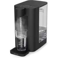 Brabantia Distributeur d'eau chaude - Réservoir 3 litres - 2000 watts - Réservoir d'eau amovible - Réglage de la température - BBEK1101KBK